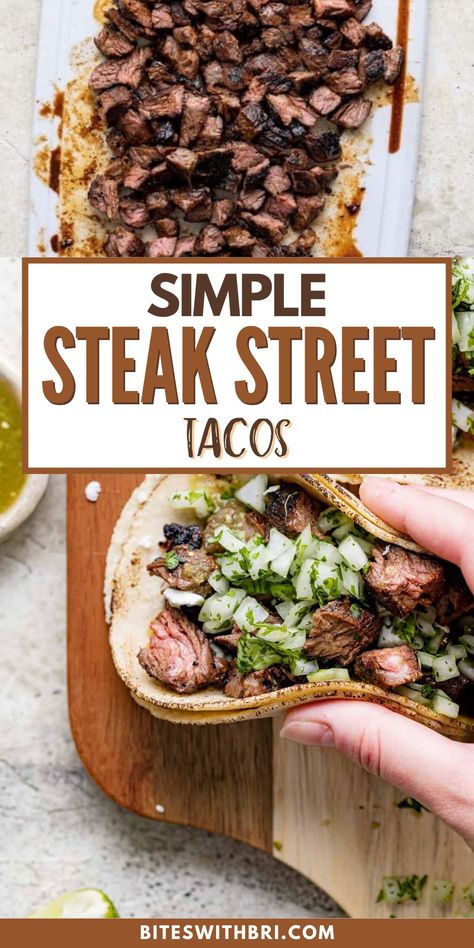 Simple Steak Street Tacos -  #Simple #Steak #Street #tacos Beef Fajita Street Tacos, Shaved Steak Street Tacos, Steak Asada Tacos, Street Steak Tacos Recipe, Authentic Street Tacos Steak, Simple Street Tacos, Tender Steak Tacos, Authentic Mexican Steak Tacos, Grilled Skirt Steak Tacos