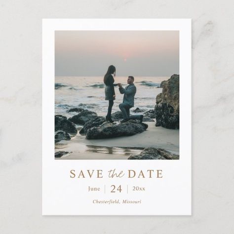 Engagement Themes, Postcard Wedding Invitation, Old Hollywood Wedding, Polaroid Photo, Hollywood Wedding, Photo Save The Date, Cards Invitation, Minimalist Wedding Invitations, Wedding Accessory