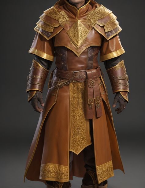 Perfect example of his his armor should look. Battlemaster Fighter, Fantasy Armor Male, Armor Fashion, Armour Fantasy, Steampunk Armor, Leather Bracers, Combat Gear, Leather Armor, Concept Clothing