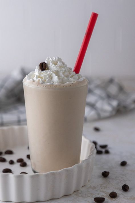 Copycat Easy Chick Fil A Frosted Coffee Recipe - Lifestyle of a Foodie Frosted Coffee Recipe, Chick Fil A Copycat, Coffee Frosting Recipe, Frozen Coffee Drinks, Starbucks Chocolate, Lifestyle Of A Foodie, Frosted Coffee, Milkshake Recipe Chocolate, Mocha Frosting