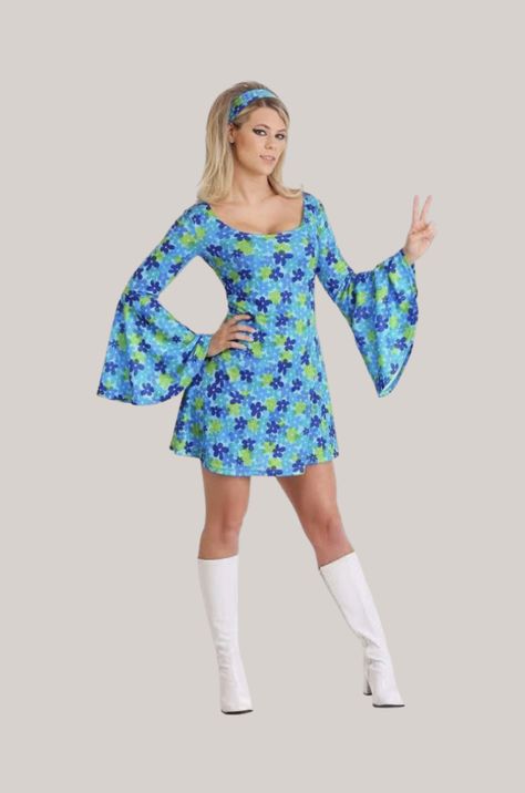 70’s Inspired Fashion Outfit for Woman 70s Outfits Women, Moda Z Lat 70., 70s Dress Up, 70s Party Outfit, 70s Disco Dress, 70s Disco Outfit, 70s Mode, 70s Fashion Dresses, 70 Outfits