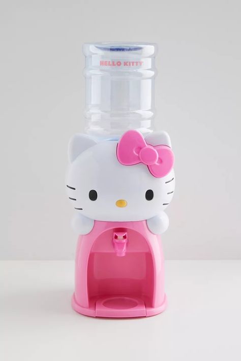 Hello Kitty Water Dispenser, Hello Kitty Room Decor, Shop Hello Kitty, Hello Kitty Bedroom, Hello Kitty Kitchen, Glasses Of Water, Hello Kitty Gifts, Hello Kitty Merchandise, Hello Kitty House