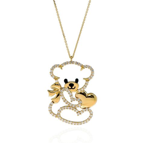 Discover great products at the best prices at Dealmoon. Minu by Giovanni Ferraris 18K Yellow Gold Diamond Teddy Bear with Polished Hearts Pendant Necklace. Price:$1073.10 Mushroom Jacket, Memorable Jewelry, Teddy Bear Pendant, Potato Filling, Jacket Potato, Bear Pendant, Small Charms, S Jewelry, Cute Bear