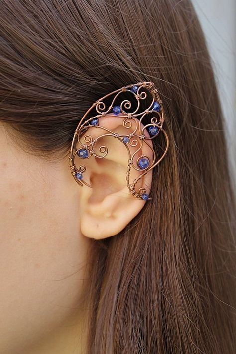 Cold Wind Cuffs. Elven Ear Cuffs. Copper Elven Ear Cuffs. Elf Ears. Halloween Costume. Fairy Ears. Ear Cuffs. Elven Ear Wraps. Fairy Cuffs. Earrings Cuffs, Elf Jewelry, Ear Wraps, Bridal Cuff, Fairy Ears, Ear Cuff Earrings, Elven Jewelry, Elf Ears, Fairy Wedding