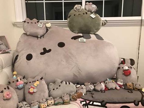 My Pusheen Plushie Collection (so far) - Imgur Pusheen Plushie Aesthetic, Pusheen Pillow, Pusheen Plushies, Cute Pusheen, Pusheen Collection, Pusheen Love, Plushie Collection, Pusheen Plush, Felt Monster