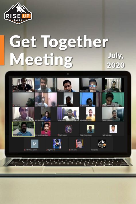 All employees of Riseup Labs are working remotely at this time. The organization is fully operational, where client service is the priority in everyday zoom meetings.  Recently, we had our online get together meeting (which we call monthly adda!) #onlinemeeting #workfromhome #gettogether #zoommeeting #online Meeting Pictures, Google Meet, Client Service, Zoom Meeting, Working Remotely, Online Services, Social Media Design Inspiration, Online Class, Business Meeting