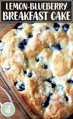 Buttermilk Blueberry Breakfast Cake — this simple cake is a family favorite. I look forward to making it every spring/summer when the blueberries begin arriving at the market, but it works well with frozen berries, too. #blueberries #breakfast #cake #buttermilk #brunch #spring #summer Lemon Blueberry Breakfast Cake, Blueberry Buttermilk Cake, Berry Cake Recipe, Buttermilk Blueberry, Cake Blueberry, Breakfast Cake Recipes, Buttermilk Cake, Blueberry Breakfast Cake, Blueberry Breakfast