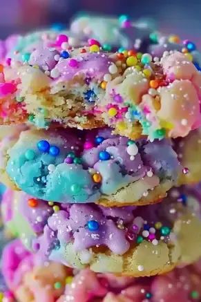 Unicorn Poop Cookies - MmmRecipes : Easy and Delicious Recipes Unicorn Poop Cookies, The Best Sugar Cookies, Cotton Candy Cookies, Ooey Gooey Butter Cake, Cotton Candy Flavoring, Unicorn Poop, Best Sugar Cookies, Chocolate Pecan, Candy Cookies