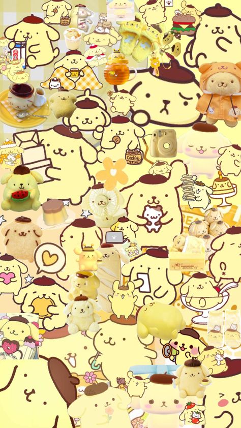 #pompompurin #sanrio #yellow #yellowaesthetic #wallpaper #cute #kawaii #sanriopompompurin #pompompurinwallpaper #cutewallpaper Wallpaper Cute Kawaii, Sanrio Yellow, Money Wallpaper Iphone, Cute Home Screen Wallpaper, Hello Kitty Videos, Cute Home Screens, Blue Moon Photography, My Melody Wallpaper, Iphone Wallpaper Classy