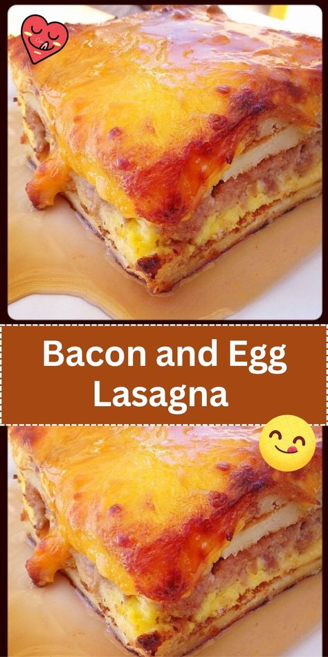 Redefine your breakfast with Bacon and Egg Lasagna. A unique and delicious way to start your day with a twist! Different Ways To Cook Eggs, Breakfast Lasagna Recipe, Breakfast With Bacon, Breakfast Lasagna, Ways To Cook Eggs, Cook Eggs, Eggs Breakfast, Cooking With Beer, Egg Dish