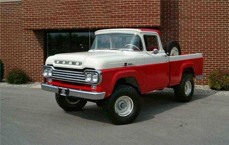 59 ford truck 1959 Ford F100, Built Ford Tough, Classic Ford Trucks, Old Ford Trucks, Ford 4x4, Ford F Series, Ford F100, Ford Pickup Trucks, Old Fords