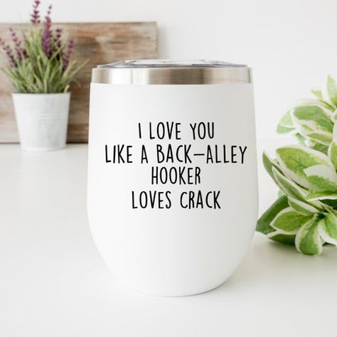 Funny Cup Quotes, Cup Decals For Women, Funny Vinyl Decals For Cups, Funny Sayings For Cups, Funny Cup Decals, Cricut Tumbler Ideas Vinyls, Farmhouse Decals, Cricket Designs, Sticker Mirror