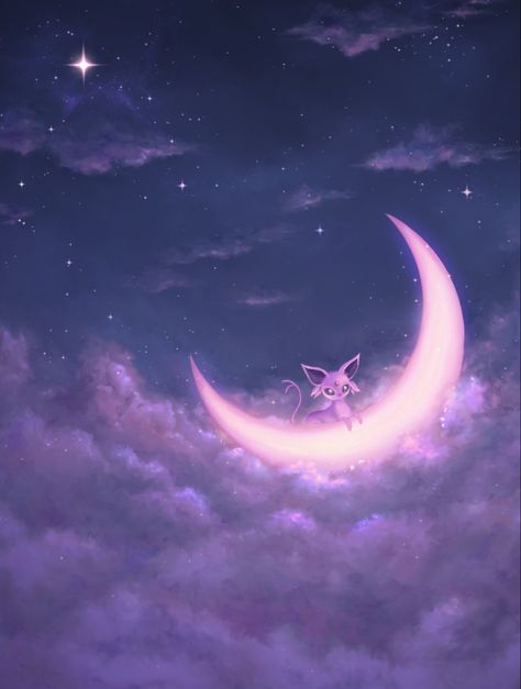 Eeveelutions Iphone Wallpaper, Espeon Pfp Aesthetic, Dark Pokemon Wallpaper, Sugarmints Art, Espeon Aesthetic, Espeon Wallpaper, Dreamer Aesthetic, Espeon Pokemon, Pokemon Pink