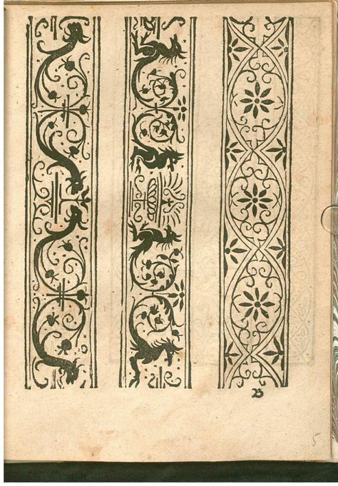 Medieval Pattern, Medieval Embroidery, Engineer Prints, U Bahn, Clip Art Vintage, Border Pattern, Historical Art, Medieval Art, Illuminated Manuscript