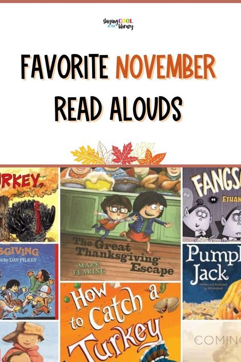 Here are some favorite November Read Alouds! Perfect for the fall season and Thanksgiving for your students. Thanksgiving Read Alouds, November Read Alouds, Read Alouds Kindergarten, Thanksgiving Read Aloud, Read Aloud Revival, November Books, Thanksgiving Books, Read Aloud Activities, Fall Reading