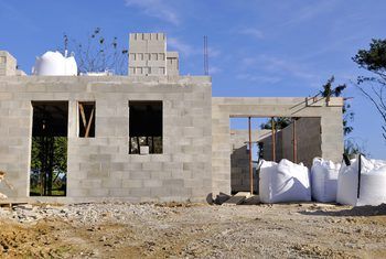 Cement Block House, Cement House Design, Cinder Block House, Concrete Building Blocks, Concrete Home Design, Concrete Block House, Concrete Block Foundation, Cement House, Masonry Blocks