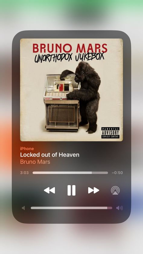 C’est une musique de Bruno Mars titrée Locked out heaven Unorthodox Jukebox, Locked Out Of Heaven, Lock Out, Bruno Mars, Parental Advisory Explicit Content, Mars, Parenting, Songs, Iphone