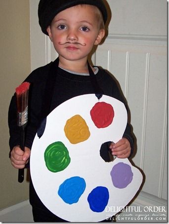 DIY Last Minute Costume Ideas, painter, diy painter costume, Painter Costume, Costumes You Can Make At Home, Halloween Costume Ideas Diy, Last Minute Kostüm, Halloween Costumes You Can Make, Childrens Halloween Costumes, Quick Halloween Costumes, Halloween Infantil, Last Minute Halloween