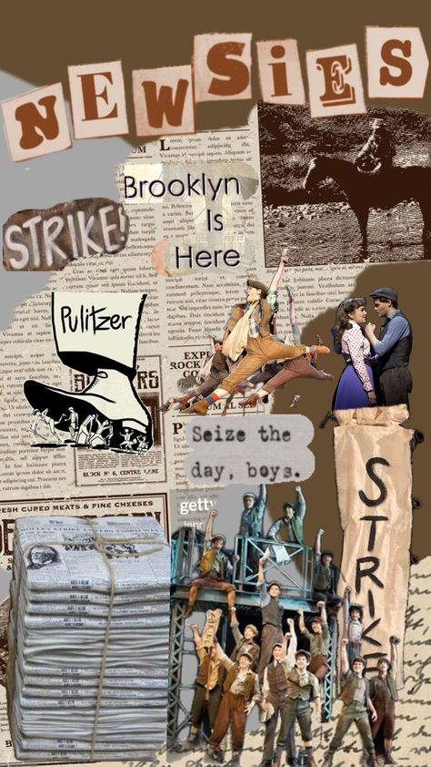 newsies Newsies Aesthetic Wallpaper, Newsies Aesthetic, Newsies Musical, Newsies 1992, Newsies, Theatre Kid, Musical Movies, Musical Theatre, Percy Jackson