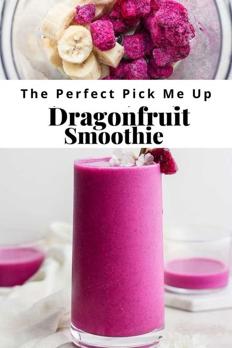 The Dragon Fruit Smoothie is my favorite out of all the smoothies I have made. If you would like the recipes, just click and you will taken to it! Fruit Shakes Recipes, Dragon Fruit Smoothie Recipe, Dragon Fruit Drink, Dragon Fruit Juice, Dragonfruit Recipes, Passion Fruit Smoothie, Dragon Fruit Smoothie, Fruit Smoothie Recipes Healthy, Fruit Du Dragon