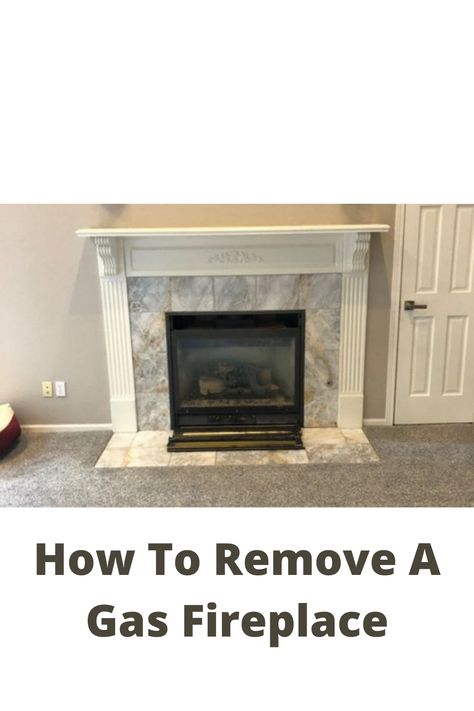 Change Gas Fireplace To Electric, Remodel Gas Fireplace, Gas To Electric Fireplace, Removing Gas Fireplace, Remove Fireplace Insert, Installing Gas Fireplace, Diy Fireplace Surround For Gas Insert, How To Remove A Fireplace, Convert Gas Fireplace To Electric