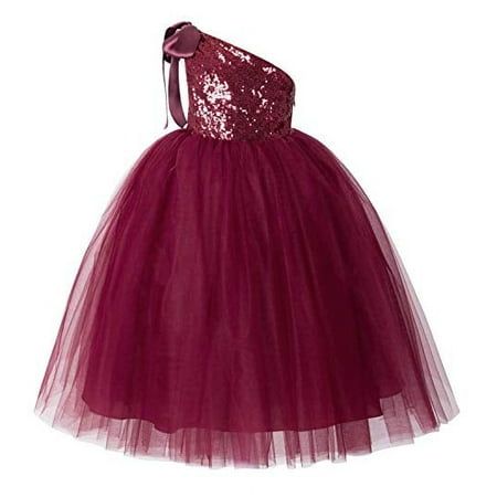 The elegant bodice feature is made of sparkling sequins and tutu tulle at the bottom. The skirt has 6 layers, top 3 layers are made of elegant tulle. 4th is layer of soft satin, 5th layer is a netting attached to the 6th layer for additional fullness, the 6th layer is a satin lining to bring comfort to your little girl while wearing the dress. Perfect for princess party, wedding, holiday, theme party, ceremony, bithday, stage performance, photo shoot, daliy wear and other special occasions. Colo Tutu Flower Girl Dress, Burgundy Flower Girl Dress, Ballroom Gowns, Pageant Gown, Flower Girl Dresses Tutu, Wedding Dresses Corset, Flower Girl Tutu, Flower Girl Dresses Tulle, Pageant Gowns