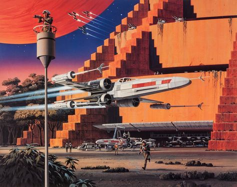 Humanoid History on Twitter: "Illustrations by Ralph McQuarrie.… " Ralph Mcquarrie Star Wars Concept Art, Star Wars Ralph Mcquarrie, Star Wars Ralph Mcquarrie Concept Art, Ralph Mcquarrie Star Wars, Ralph Mcquarrie Concept Art, 70s Star Wars, Elite Force, 70s Sci Fi Art, Ralph Mcquarrie