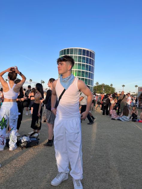 #coachella#guycoachellafit#coachella2022#coachellaboy#guyfestivaloutfit#babyblueoutfit Ezoo Outfits Festivals Men, Coachella Outfit Men 2024, Man Coachella Outfit, Music Festival Fits Men, Male Festival Outfit Summer, Coldplay Concert Outfit Ideas Men, Men Rave Outfits Guys, Rave Outfits Men Festivals, Men Music Festival Outfit