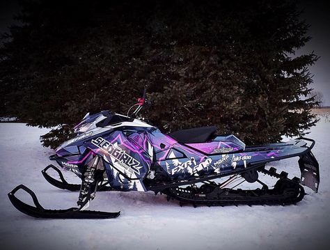 Snowmobile Wraps Skidoo, Skidoo Wraps, Snowmobile Wraps, Sled Wraps, Skidoo Snowmobile, Polaris Off Road, Snow Mobile, Snow Toys, Polaris Snowmobile