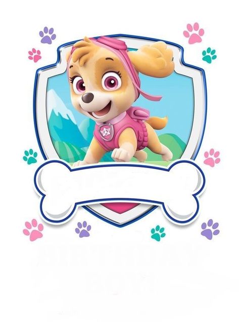 Photos On Romi 2 Añitos 2C4 Girl Paw Patrol Party, Skye Birthday Party, Skye Paw Patrol Party, Paw Patrol Skye Birthday, Sky Paw Patrol, Imprimibles Paw Patrol, Paw Patrol Party Decorations, 4de Verjaardag, Paw Patrol Birthday Invitations