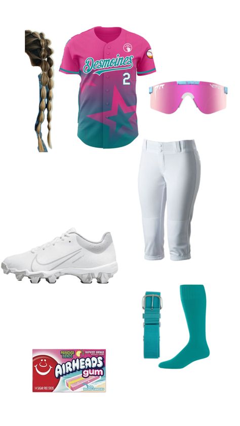 Softball Uniforms, Softball Outfits, Girls Softball, Softball, Birthday Parties, Birthday