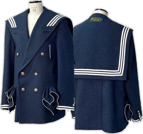 Nautical Inspired Outfit, Abaya Designs Latest, Tactical Wear, Sailor Fashion, Sailing Outfit, Nautical Fashion, Fashion Details, Costume Design, Aesthetic Clothes