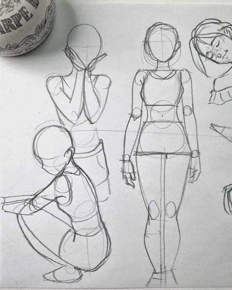 Proportion Drawing, Sketching Art, Indie Drawings, Anatomy Sketches, Drawing Sketching, Drawings Of Friends, Figure Sketching, Cute Doodles Drawings, Figure Drawing Reference