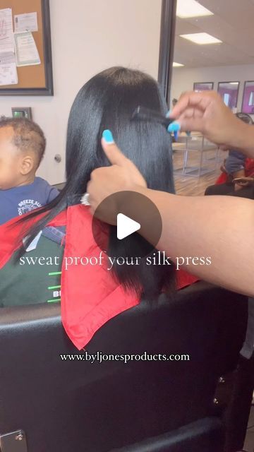 Toya Jones on Instagram: "Make your silk press sweat proof with the by L Jones Sweat Control Elixir. Both relaxed and natural hair can use it. Link in bio to order! #byljones #byljonesproducts #sweatcontrolelixir #scalpantiperspirant" Low Heat Hairstyles Natural Hair, Silk Press Natural Hair Black Women, Silk Press Natural Hair With Curls, Silk Press Natural Hair Products, At Home Silk Press Natural Hair, How To Silk Press Natural Hair At Home, Press And Curl Natural Hair Black Women, Slick Press Natural Hair, Silk Press Products For Natural Hair