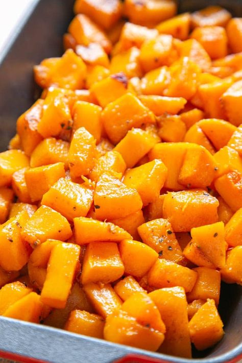 Learn how to make roasted butternut squash your new favourite vegetable. Roasting butternut squash is a great way to add depth of flavour, whatever the recipe. This step by step tutorial shows you how to easily choose, prepare, roast and serve butternut squash in several different ways. |best squash recipe| easy roasted vegetable recipe| #vegetables #fall How To Roast A Butternut Squash, How To Peel A Butternut Squash, How Long To Roast Butternut Squash, Baked Squash Recipes Butternut, How To Cut A Butternut Squash, How To Roast Butternut Squash In Oven, How To Cook Squash In Oven, Butternut Squash Roasted Recipes, How To Prepare Squash