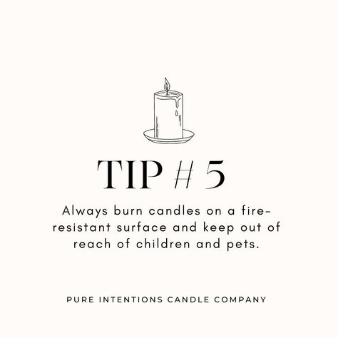 Want to make your candles last longer and burn cleaner? Here's how! 1. Trim the wick - before each burn to 1/4 inch. ✂️ This reduces soot and extends the candle's life. 2. Let it pool – allow the wax to melt across the surface before extinguishing. 🕯️ This prevents tunneling and helps your candle burn evenly. 3. Keep it clean – remove any debris or wick trimmings from the wax pool. 🧹 This ensures a smooth, clean burn. 4. Avoid drafts – place your candle away from vents, fans, or open windo... Candle Marketing, Handmade Candles Diy, Candle Burn, Homemade Scented Candles, Candle Bar, Keep It Clean, Candle Ideas, Intention Candles, Photo Candles