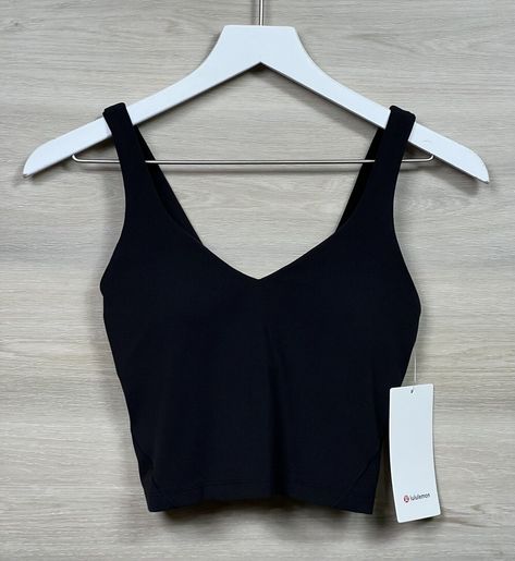 Lululemon Align Tank Nulu Size 4 A/B cup Black 77375 021723C5 Condition is “New with tags”. Shipped with USPS Mail. Will combine shipping on multiple purchases and refund any shipping overage. Lululemon Align Tank Tops, Black Lululemon Align Tank, Black Lululemon Tank Top, Black Lulu Align Tank, Black Lulu Tank, Align Top Outfit, Aline Tank Top Lulu, Align Lululemon Tank, Black Lululemon Outfit