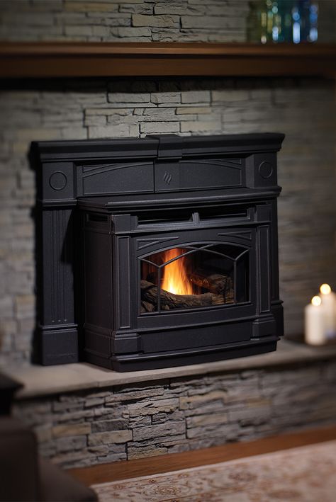 Pellet Stove Fireplace Insert, Pellet Fireplace Insert, Best Pellet Stove, Rv Wood Stove, Pellet Fireplace, Stove Ideas, Wood Burning Fireplace Inserts, Wood Mantel, Wood Stove Fireplace