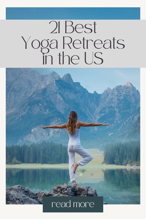 Yoga retreats in the US are some of the most sought-after vacations, providing life-changing results within the mind, body, and spirit. These 21 yoga retreats in the United States are among the best in the country. Beginning Yoga, Night Yoga, Best Yoga Retreats, Health Retreat, Mountain Getaway, Yoga Retreats, Beautiful Travel Destinations, Mind Body And Spirit, Daily Yoga