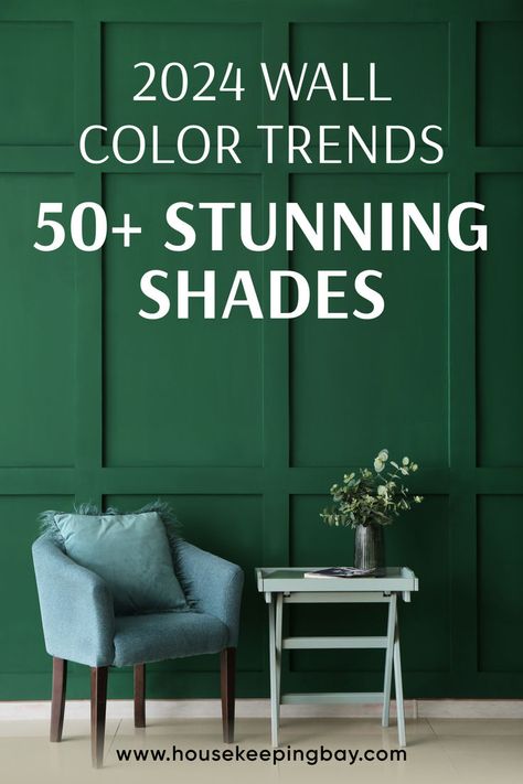 Wall paint color trends and shades 2024 Green Paint Color Pallets, Painting Ideas In House, Accent Wall Office Paint, Feature Wall Bedroom Ideas Paint Colors, Living Room Statement Wall Paint, Front Hallway Paint Colors, House Color Combination Interior, Sophisticated Teal Behr Color Palettes, Interior Accent Wall Colors