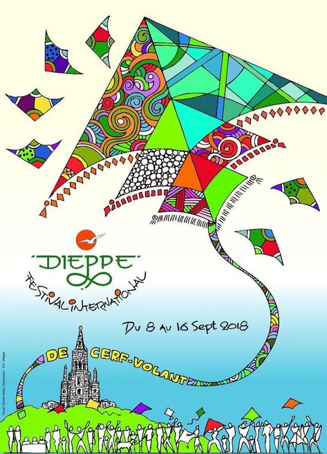 Holla’s artwork selected for France Kite Festival Kite Designs, Kite Festival, Festival Poster, September 8, Kites, Festival Posters, The Festival, Google Search, Festival