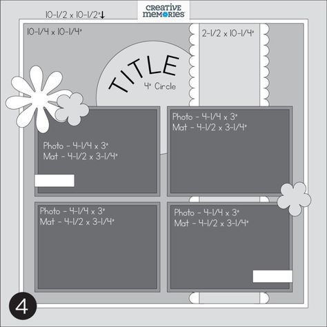 Creative Memories Sketches, 4 Picture Scrapbook Layout 12x12, 4 Picture Scrapbook Layout, 4 Photo Scrapbook Layout, 4 Photo Layout, 3 Photo Scrapbook Sketch, Megan Jacks Scrapbooking, Scrapbook Sketches 12x12 1 Photo, Basketball Scrapbook