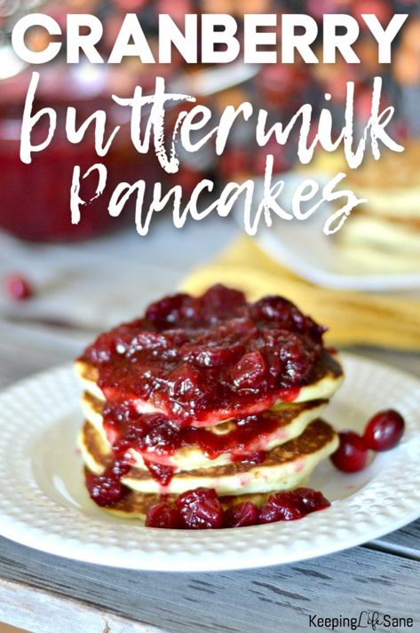 Cranberry Pancakes, Christmas Leftovers, Thanksgiving Breakfast, Holiday Leftovers, Leftover Cranberry Sauce, Thanksgiving Desserts Easy, Pumpkin Roll, Cranberry Sauce Homemade, Buttermilk Pancakes