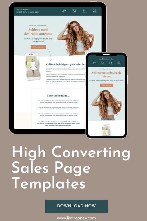 Sales Funnel Template, Online Course Design, Landing Page Inspiration, Landing Page Examples, Life Coach Quotes, Online Course Creation, Squarespace Design, Email Marketing Template, Best Online Courses