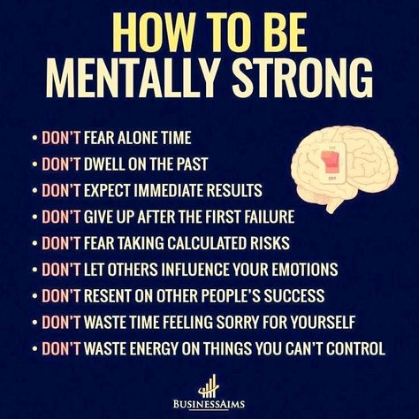 Dwelling On The Past, Mentally Strong, Alone Time, Do Not Fear, Don't Give Up, Other People, I Want, Education, Let It Be