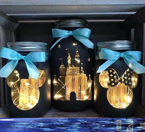 Jars Diy, Holiday 2024, Empty Jar, The Crafts, Enchanted Rose, Christmas Mason Jars, Decorated Jars, Disney Home, Household Furniture