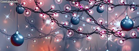 Girly Christmas Wallpaper, Christmas Fb Cover Photos, Winter Facebook Covers, Facebook Christmas Cover Photos, Christmas Cover Photo, December Images, Blue Christmas Lights, Twitter Cover Photo, Christmas Facebook Cover