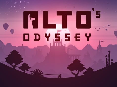 Alto Game, Alto's Odyssey, Alto Adventure, Vector Game, Adventure Time Marceline, Board Game Design, Glitch Wallpaper, Interactive Media, Splash Screen