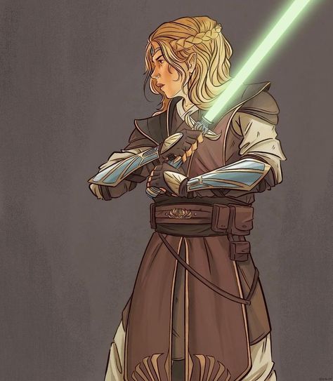 Jedi Outfit, High Republic, Jedi Cosplay, Jedi Art, Star Wars Light, Star Wars Characters Pictures, Star Wars Design, I Love Drawing, Star Wars Concept Art