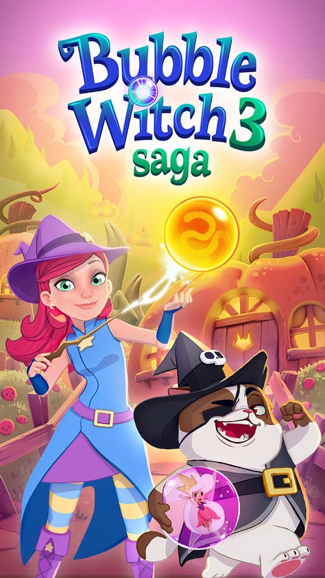 Bubble Witch Saga 3 levels, Radu Robert Bubble Witch, Witch, Bubbles